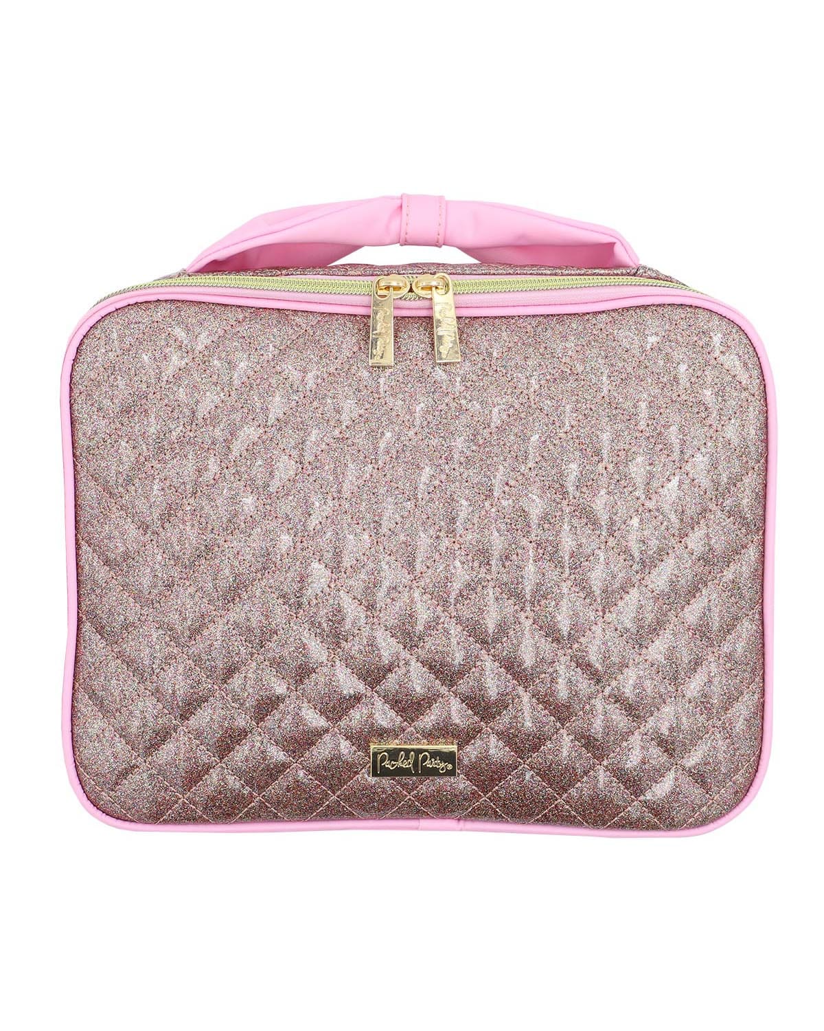 VS Victoria's Secret Makeup Cosmetics Bag Clutch Pink Shimmer