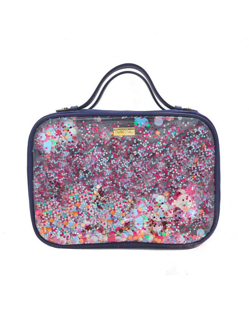 Essentials Confetti Ultimate Travel Bundle with Clear Tote, Pouch