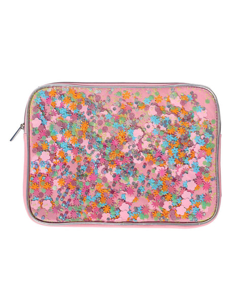 Flower Shop Confetti Laptop Sleeve and Carrying Case – Packed