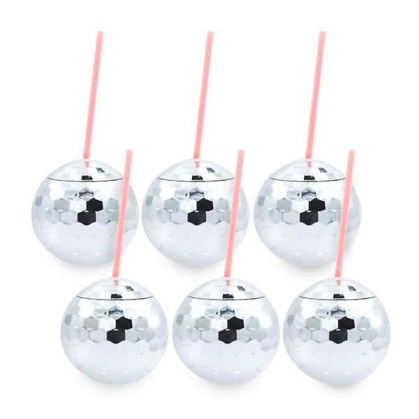 Xlong 4 Pack Silver Disco Ball Cup,20 Oz Reusable Plastic Cups Tumbler with  Lids and Straws,Sparkly …See more Xlong 4 Pack Silver Disco Ball Cup,20 Oz