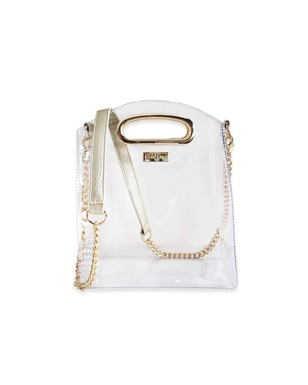 COOPER CROSSBODY GOLD CLEAR PURSE Packed Party