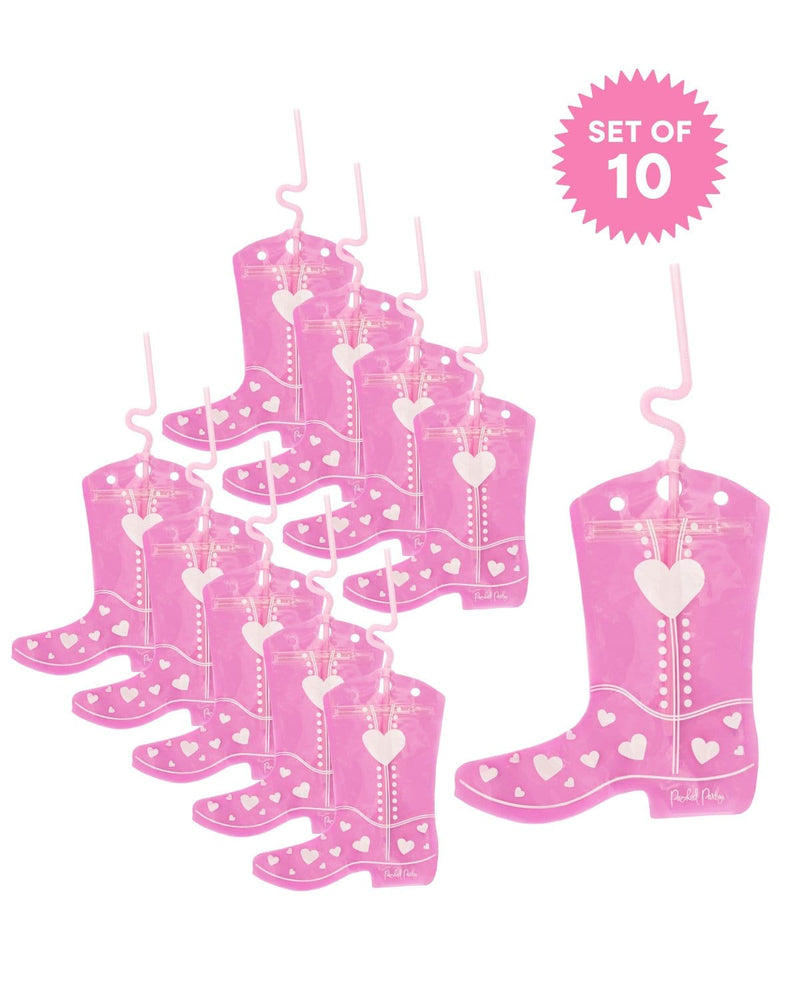 BOOT SCOOT DRINK POUCH SET - Set of 10