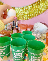 beer png game set up on a table with colorful streamer