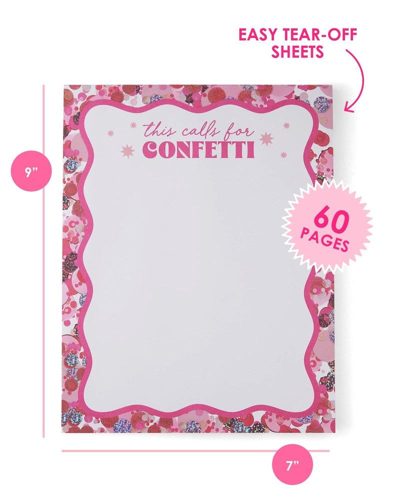 This Calls for Confetti Jumbo Notepad