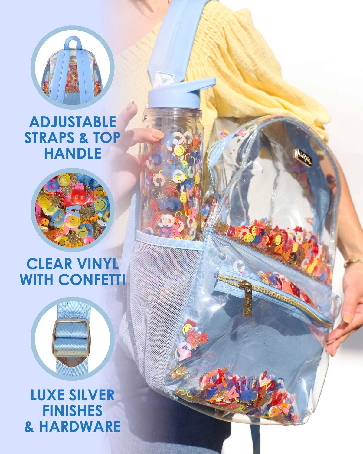 Children's place clear backpacks hotsell