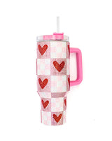 HEART EYES STAINLESS STEEL TUMBLER