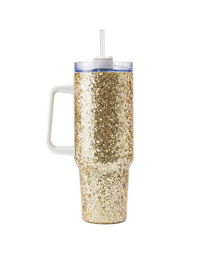 Good As Gold Glitter Stainless Steel Tumbler