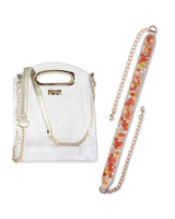 adjustable confetti strap and cooper clear bag bundle