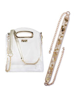 adjustable confetti strap and cooper clear bag bundle