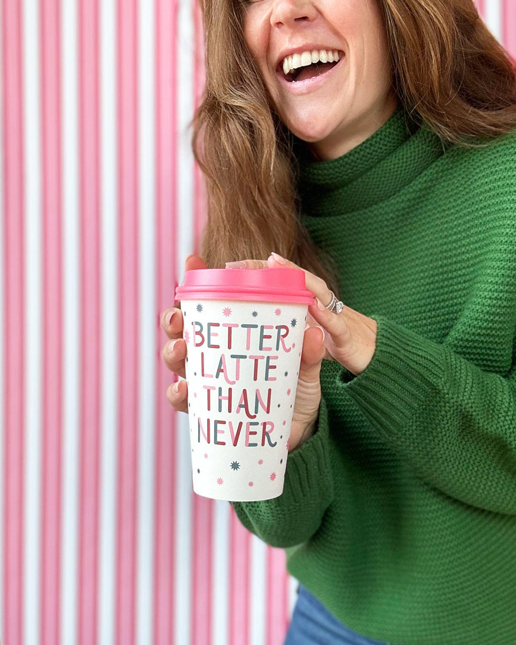 better latte than never to-go coffee cups (set of 10)