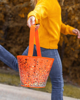 confetti trick-or-treat candy bucket