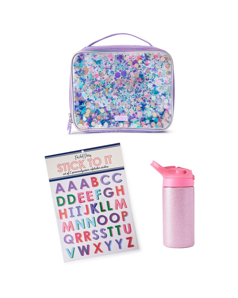 UNICORN PARTY LUNCHBOX/ WATERBOTTLE BUNDLE