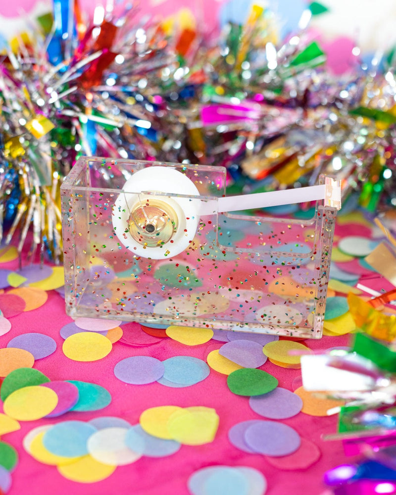 Confetti Party Acrylic Tape Dispenser