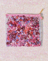 PINK I CAN CONFETTI EVERYTHING POUCH