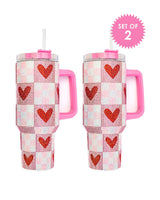 HEART EYES STAINLESS STEEL TUMBLER