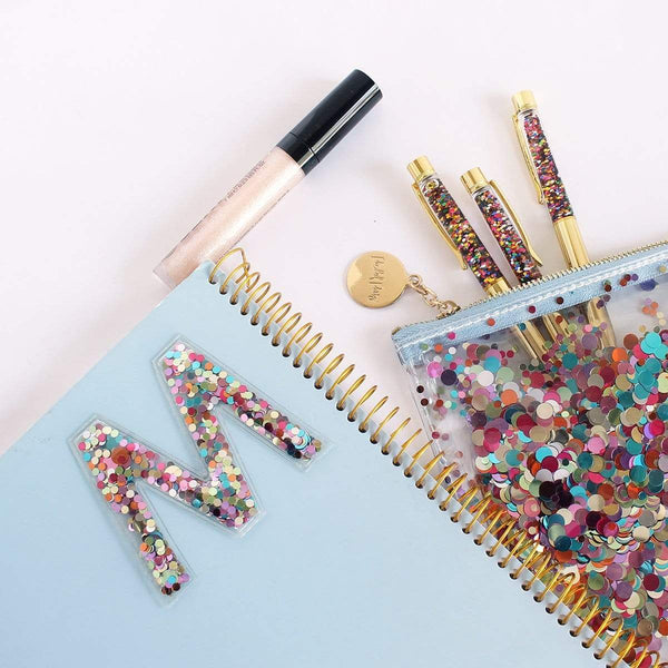 Glitter Colored Pencils With Eraser Wood Colorful Pencils - Temu